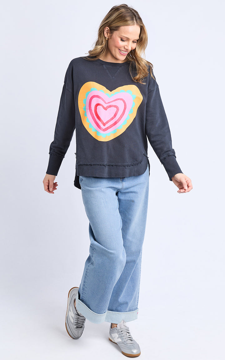 Flaming Heart Crew - Navy