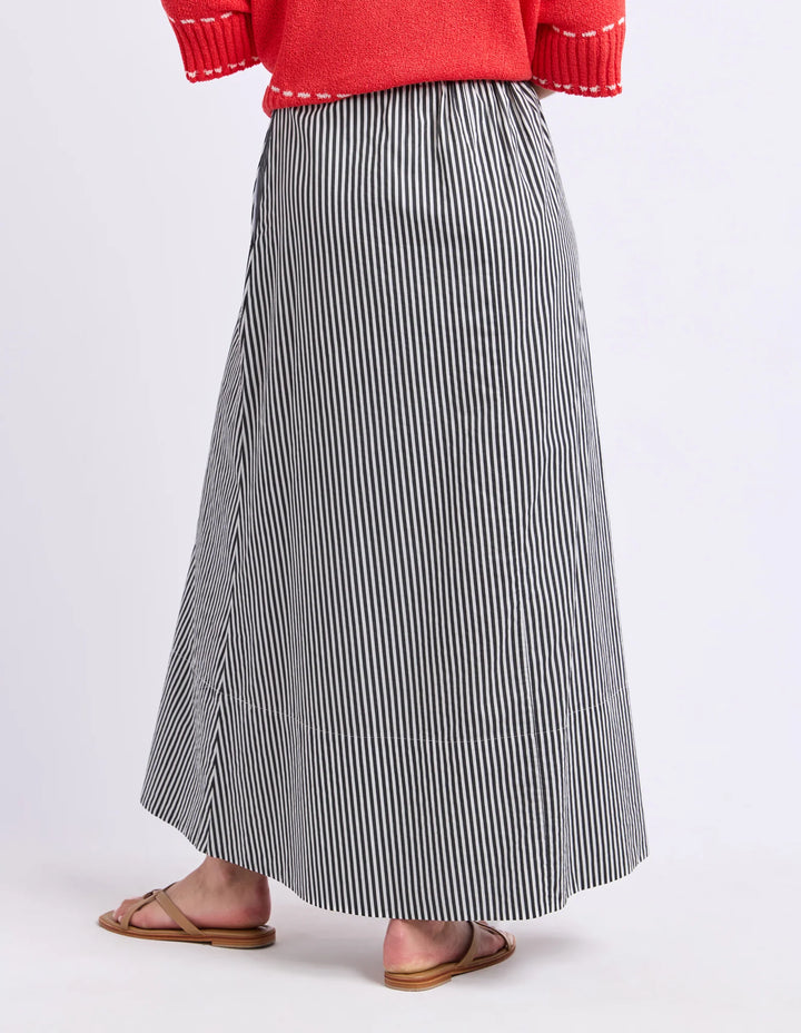 The Willow Skirt - Black Stripe