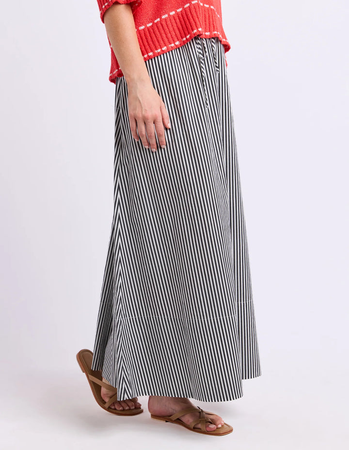 The Willow Skirt - Black Stripe
