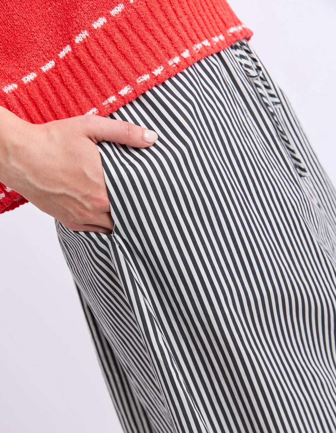 The Willow Skirt - Black Stripe
