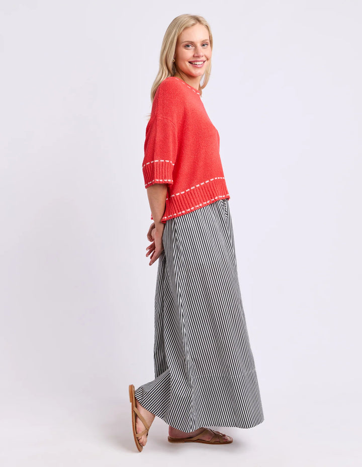 The Willow Skirt - Black Stripe