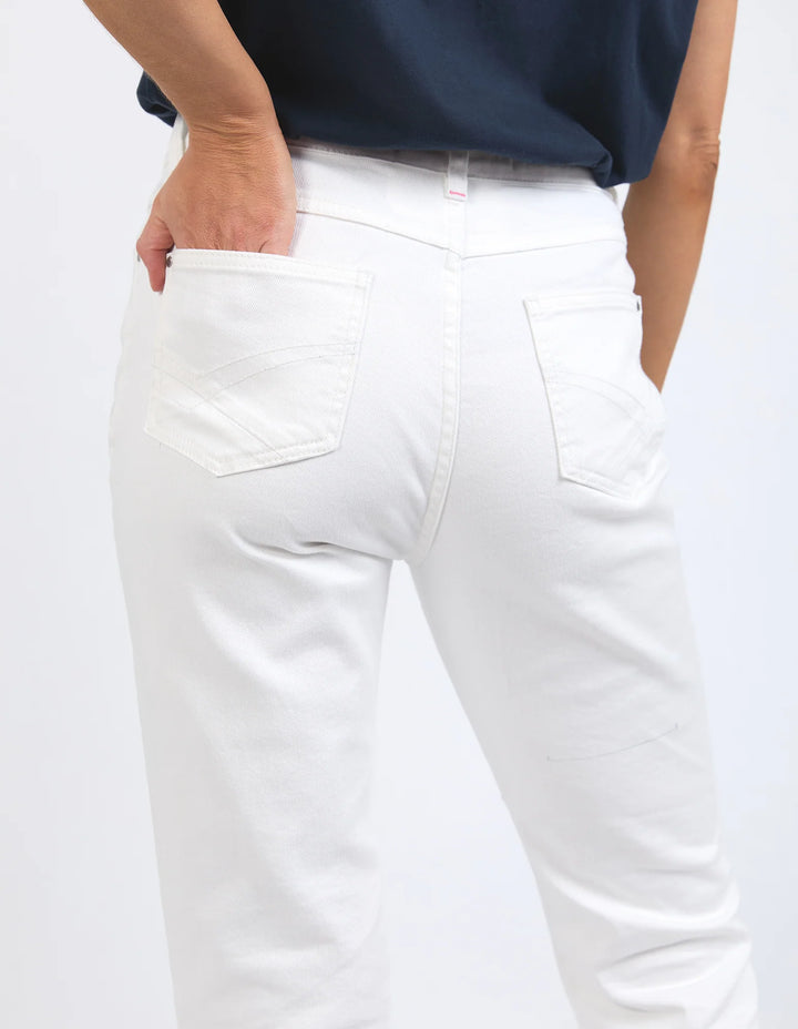 Mollie Capri Jean - White