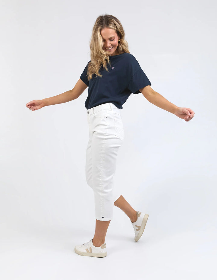 Mollie Capri Jean - White