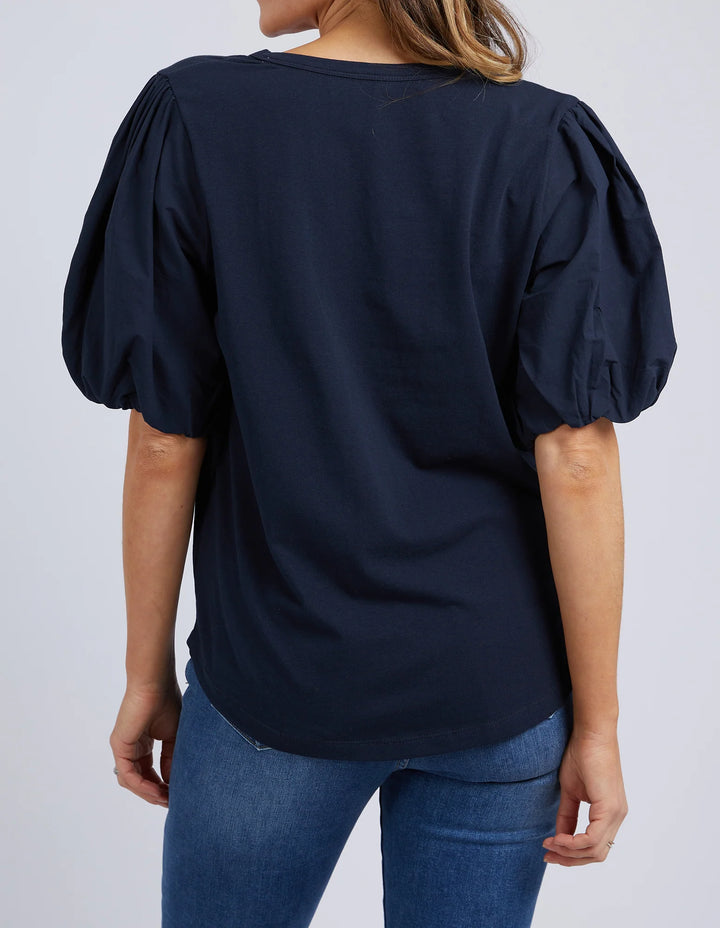 Elm Knitwear | Joy S/S Tee - Navy | Shut the Front Door