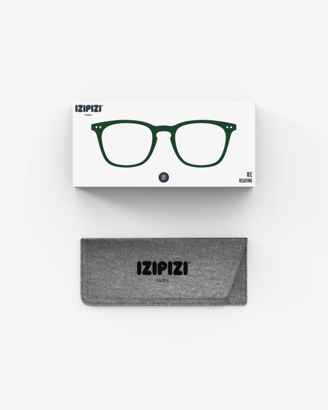 Izipizi | Reading Glasses Collection E Khaki Green +3 | Shut the Front Door