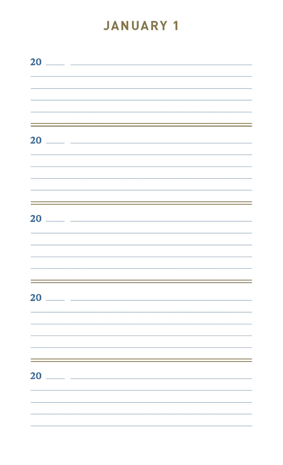 Denim One Line A Day
