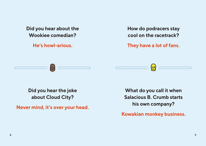 Chronicle Books | Star Wars Dad Jokes Strike Back | Shut the Front Door