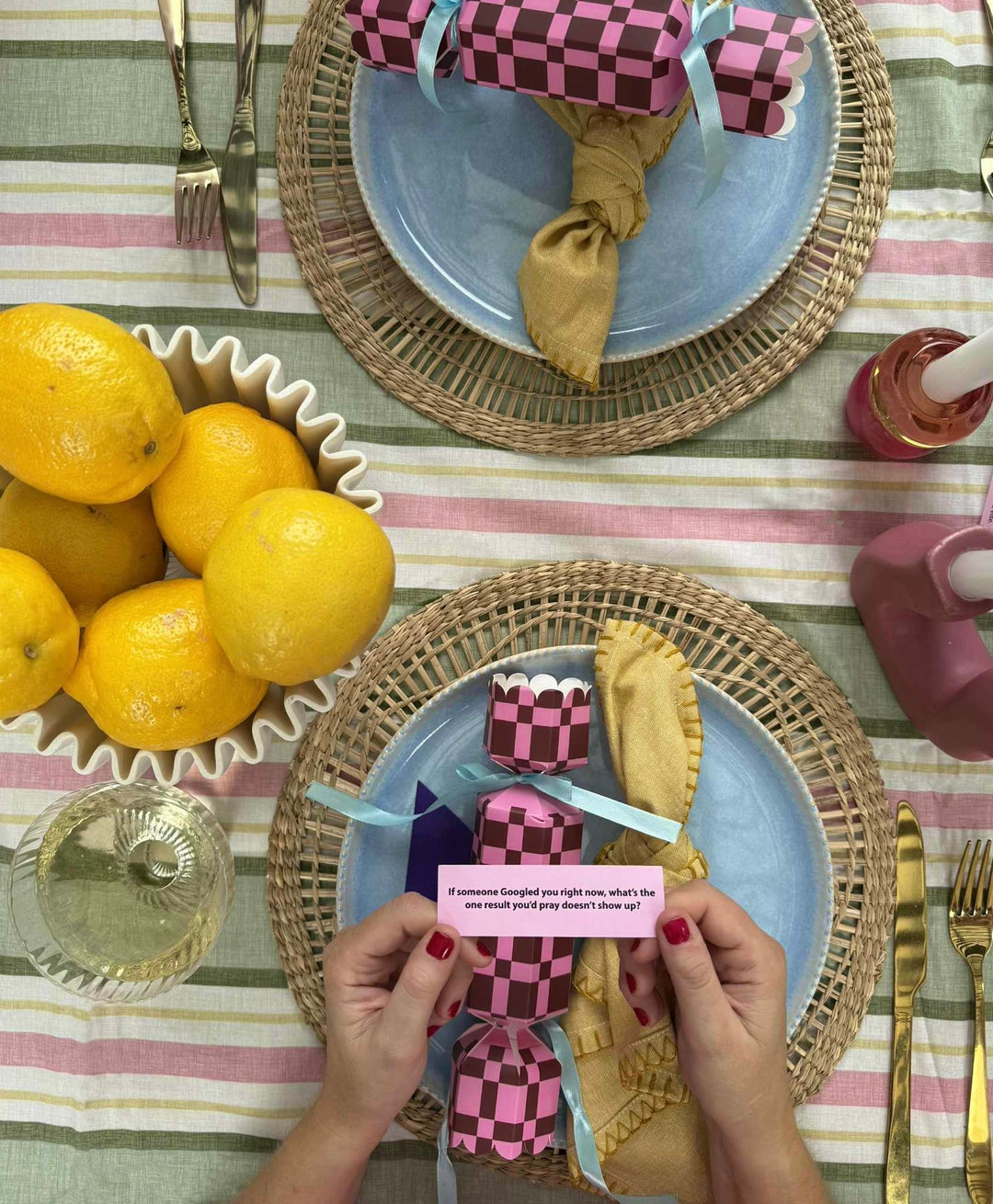 Bon Bons - Fill Your Own- - Pink & Brown