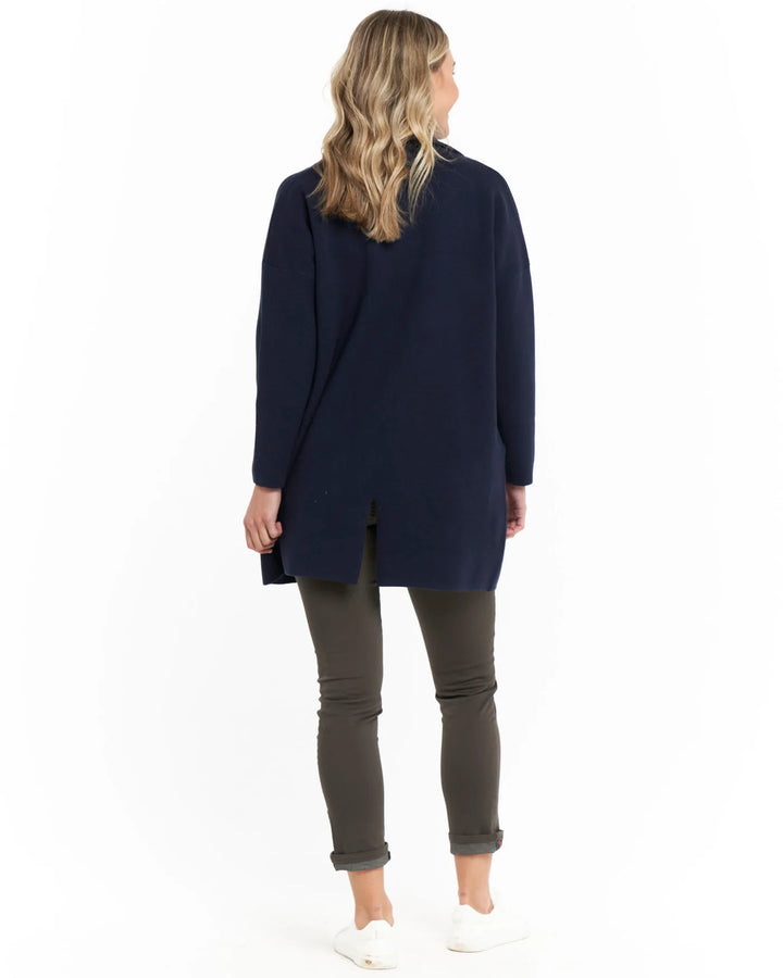 Betty Basics | Bristol Coatigan - Midnight Blue | Shut the Front Door