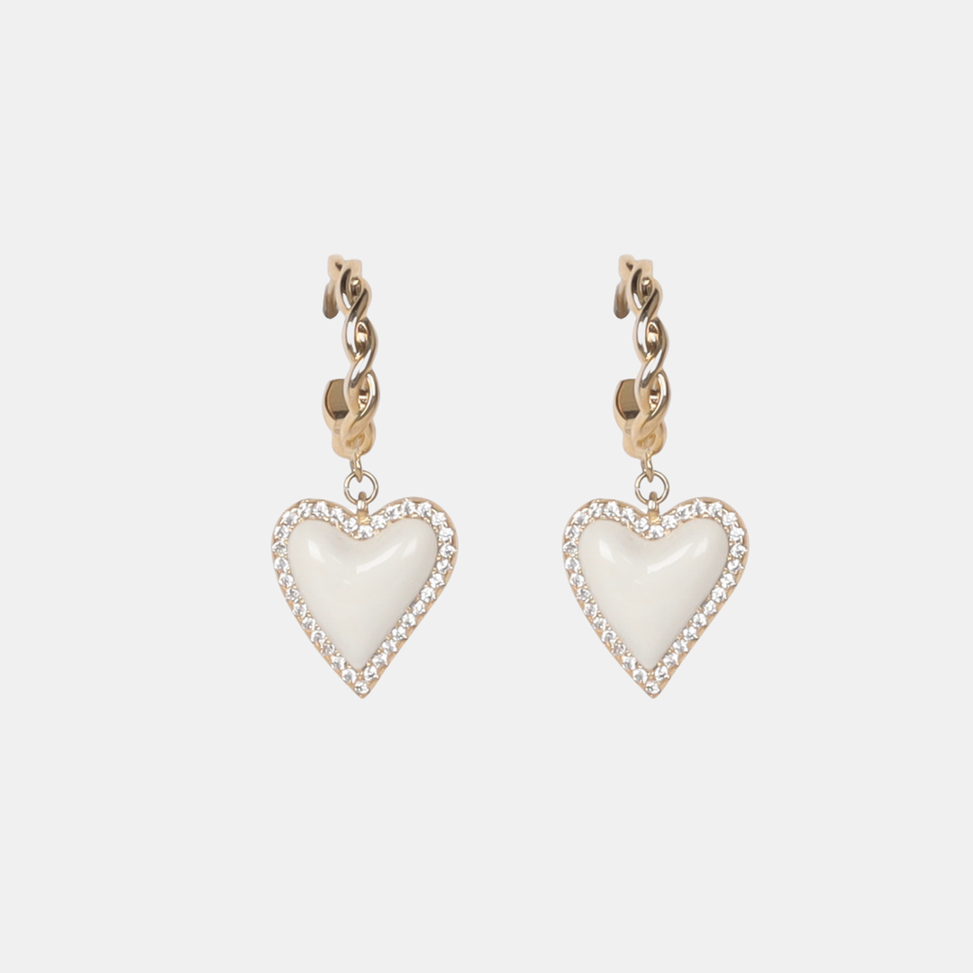 Antigone | Lily Earrings - White | Shut the Front Door