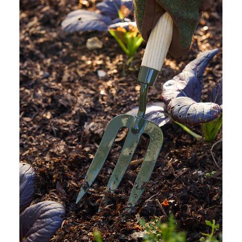 Burgon & Ball | Boron Green Hand Fork RHS | Shut the Front Door