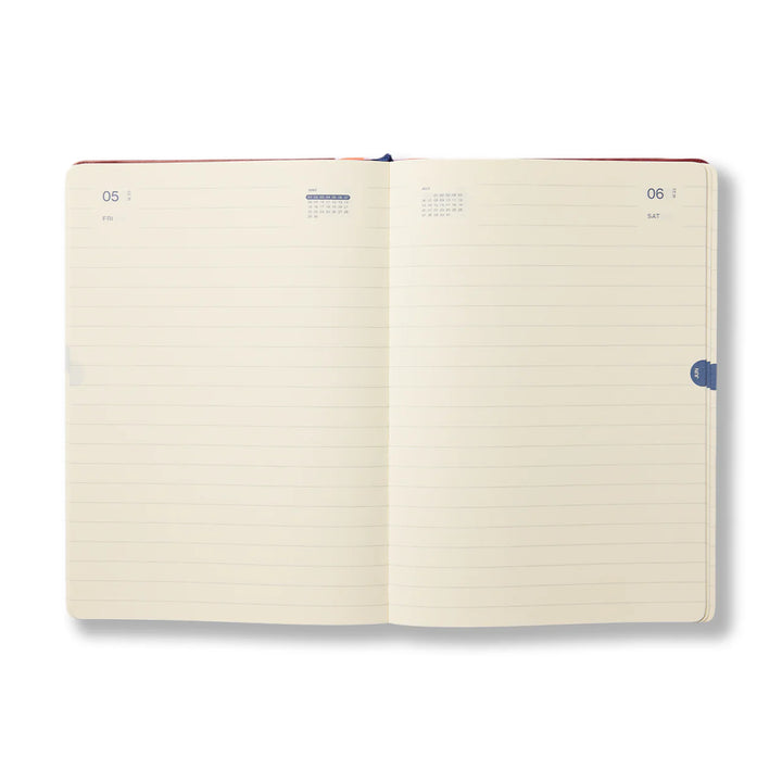 2026 Diary Daily Freestyler A5 - Tangerine