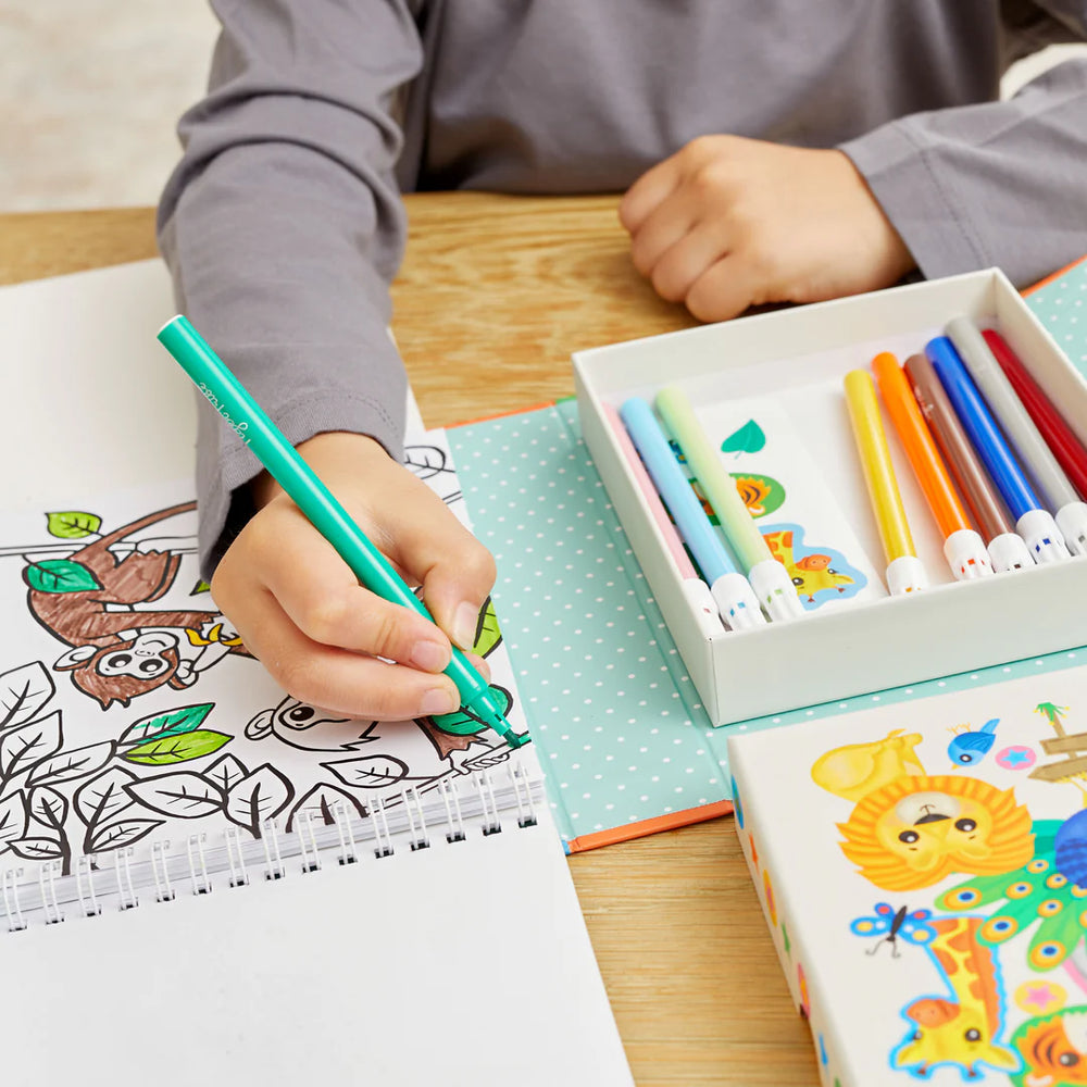Tiger Tribe | Colouring Set - Zoo | Shut the Front Door