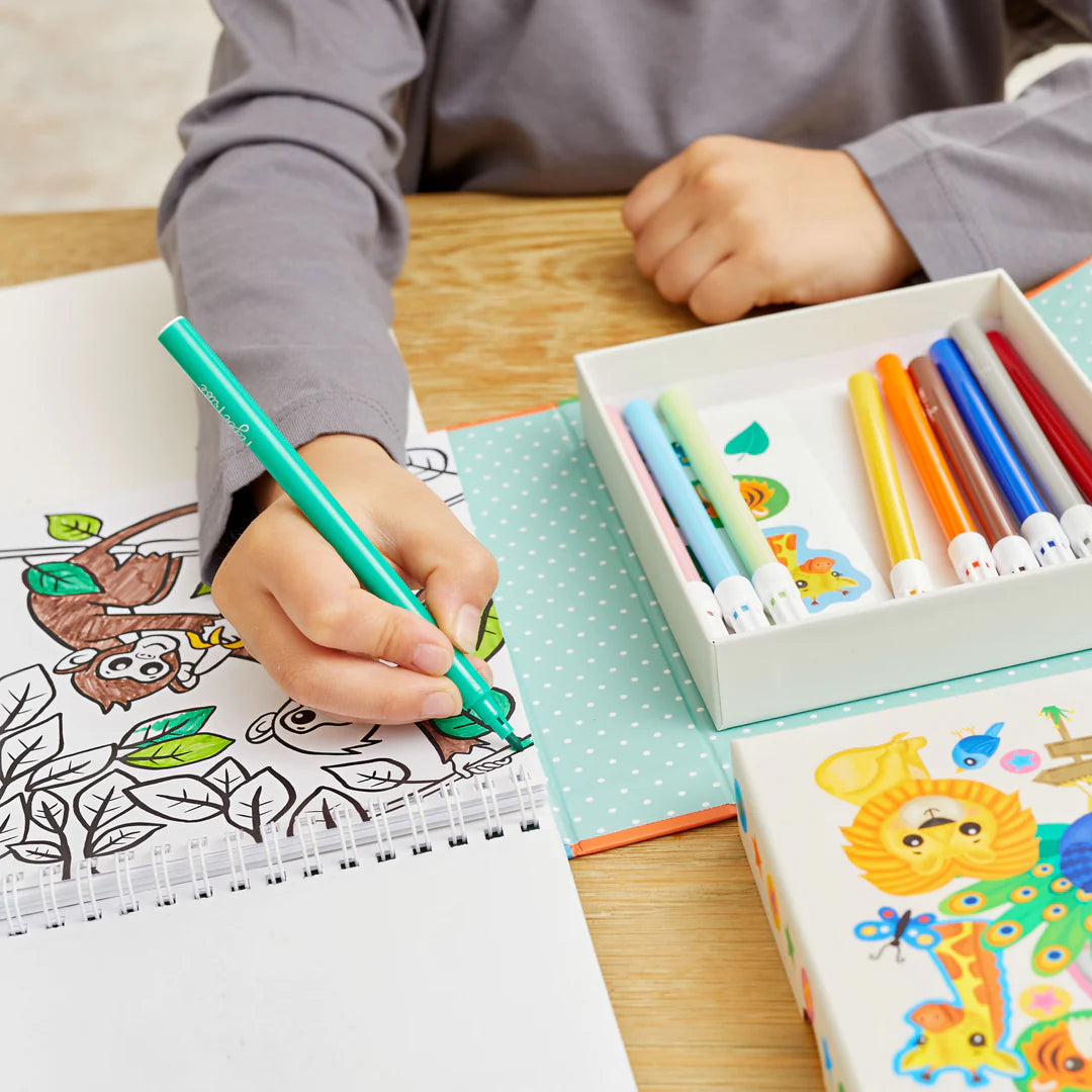Tiger Tribe | Colouring Set - Zoo | Shut the Front Door