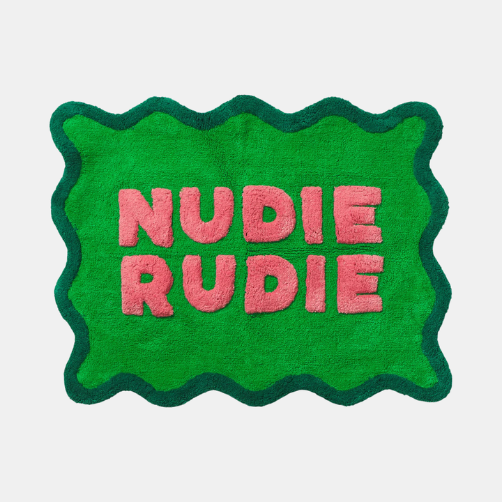 SAGE & CLARE | Amalie Nudie Bath Mat - Spring Green | Shut the Front Door