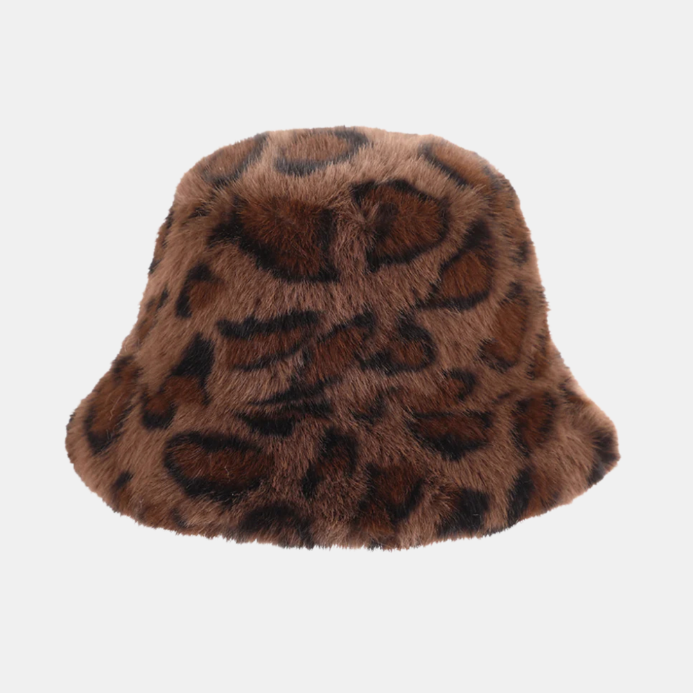 Antigone | Animal Print Bucket Hat - Beige | Shut the Front Door
