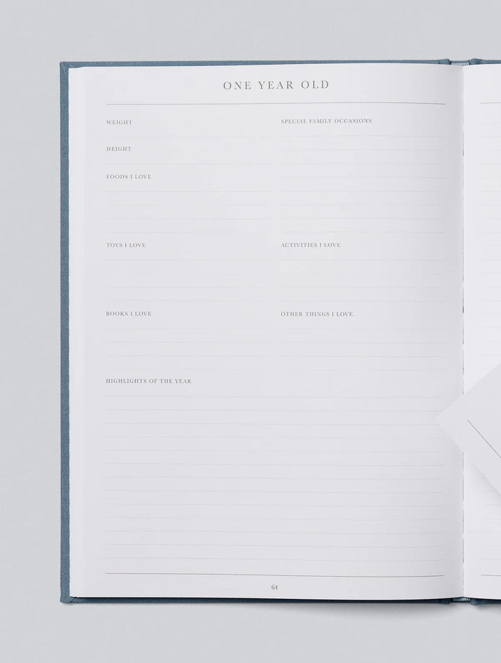 Baby Journal - Birth to Five Years Blue
