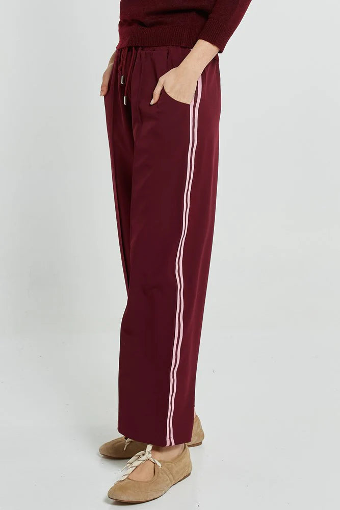Betty Basics | Maddison Jogger - Wine Red | Shut the Front Door