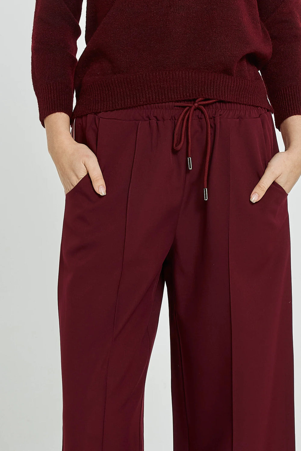 Betty Basics | Maddison Jogger - Wine Red | Shut the Front Door
