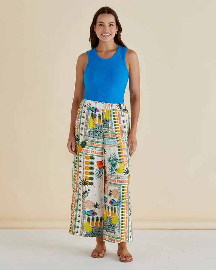 Francis Rib Tank - Blue