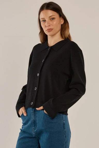 Betty Basics | Rosie Cardigan - Black | Shut the Front Door