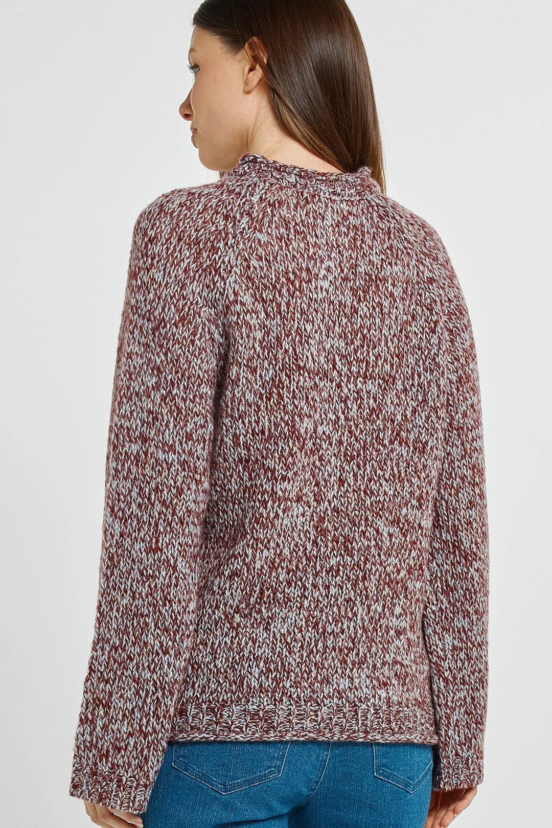 Betty Basics | Gracie Sweater - Multi Red | Shut the Front Door