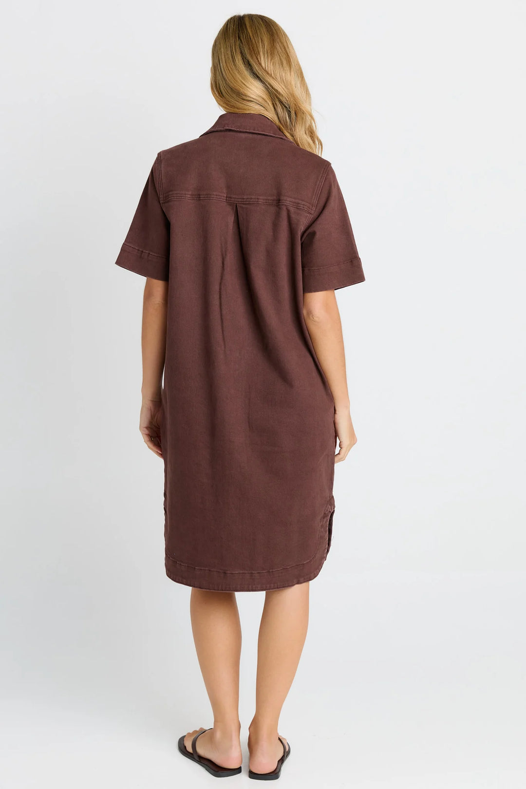 Dawson Denim Dress - Chocolate