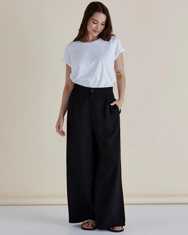Betty Basics | Zander Pant - Black | Shut the Front Door