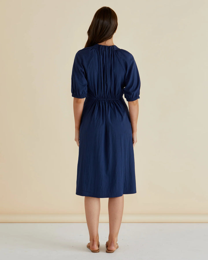 Emery Dress - Navy Blue