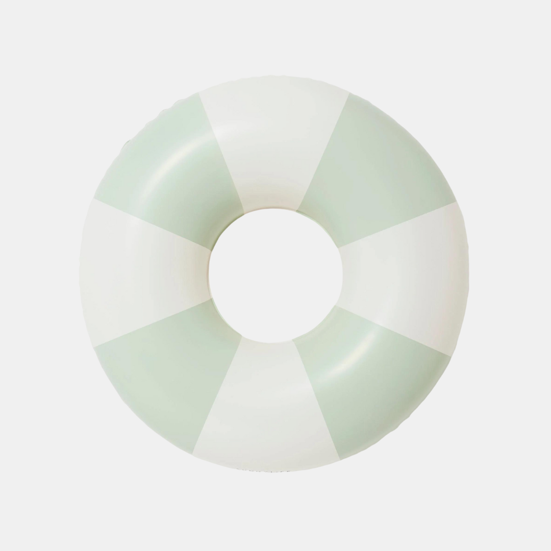 Sunnylife | Tube Pool Ring - The Vacay Soft Olive Stripe | Shut the Front Door