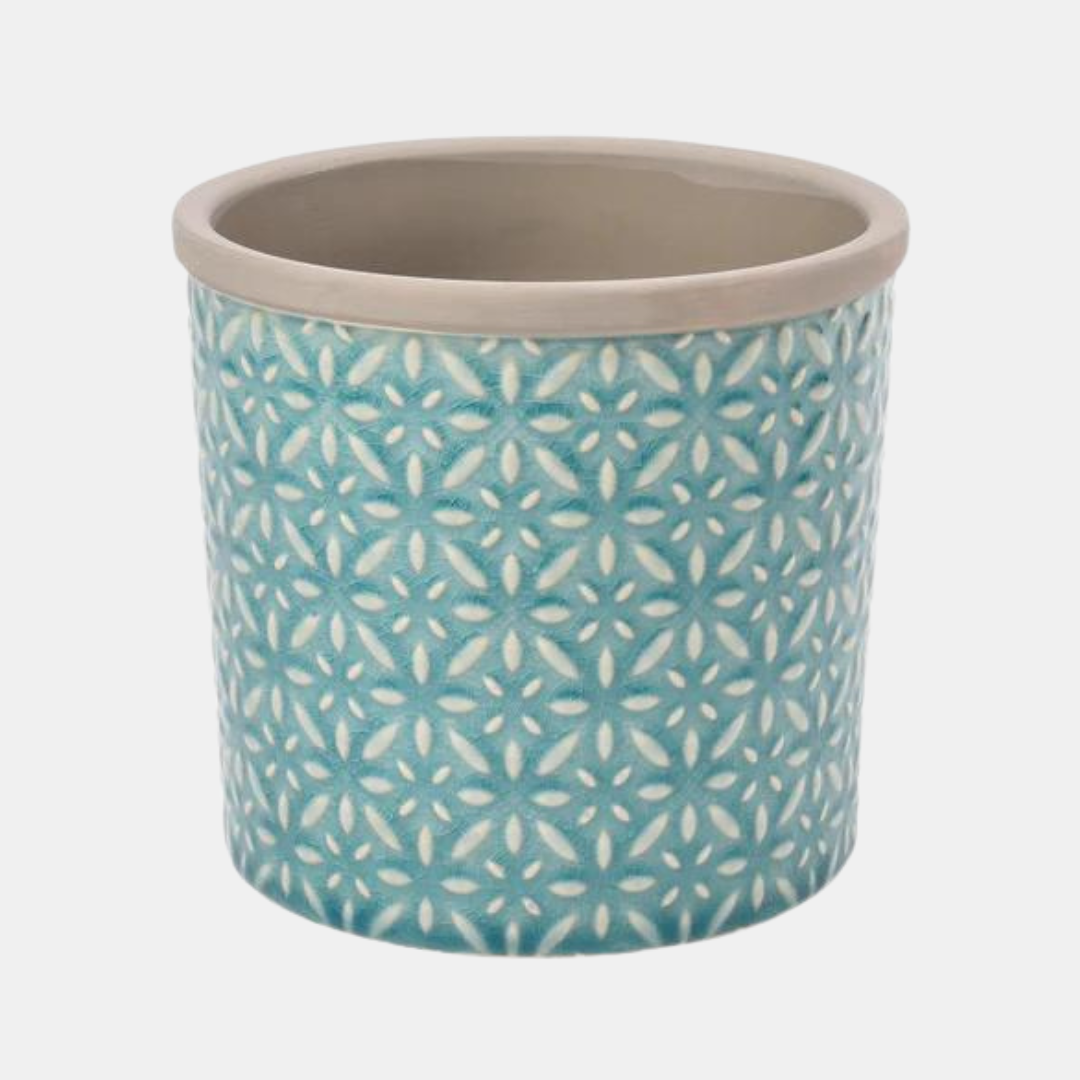 Burgon & Ball | Glazed Pot - Tuscany Small Blue | Shut the Front Door