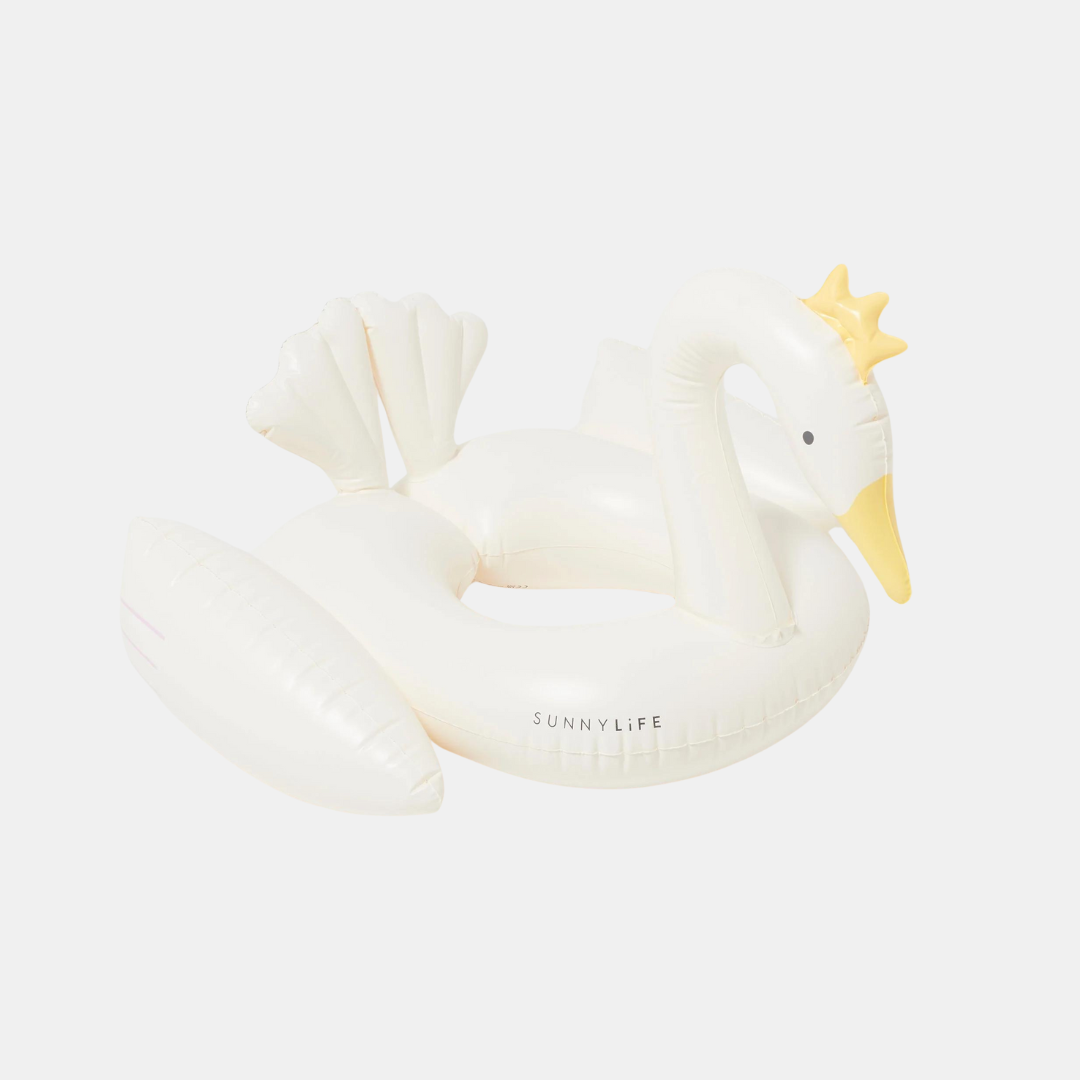Sunnylife | Kids Tube Pool Ring - Princess Swan Multi | Shut the Front Door