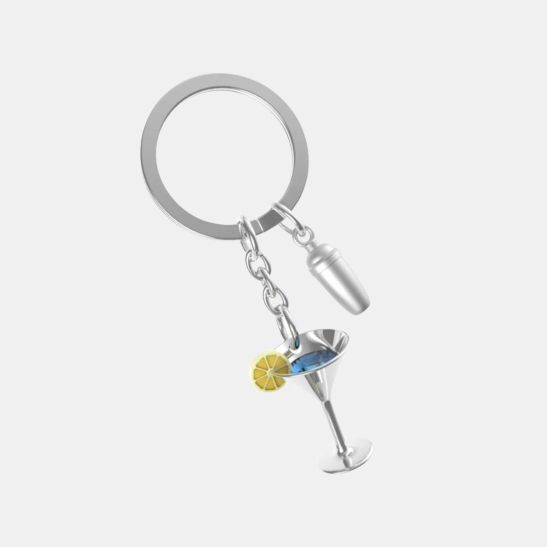 Stellar Haus | Cocktail with Shaker Keychain | Shut the Front Door