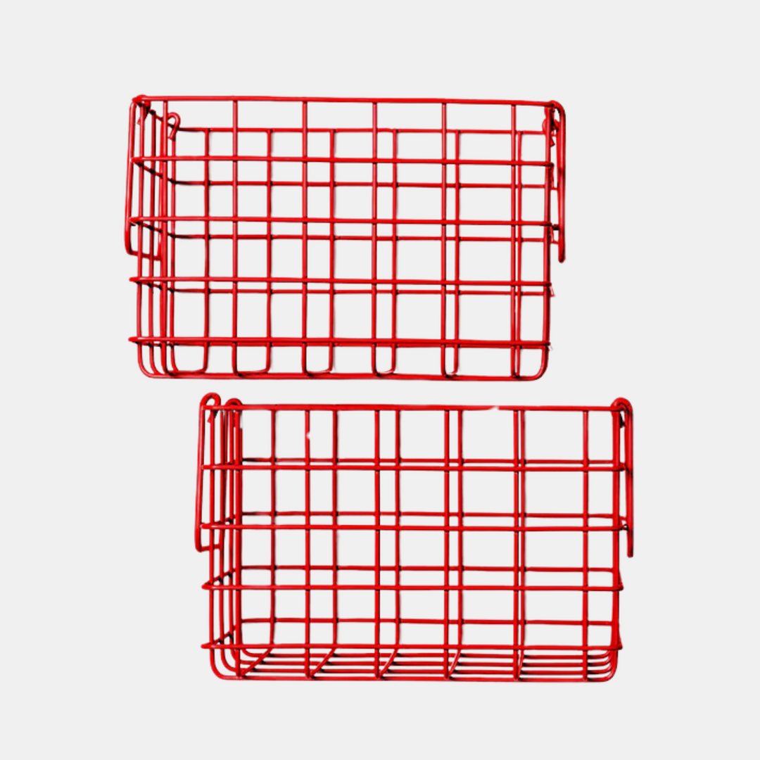 Mustard | Basket Small - Poppy | Shut the Front Door