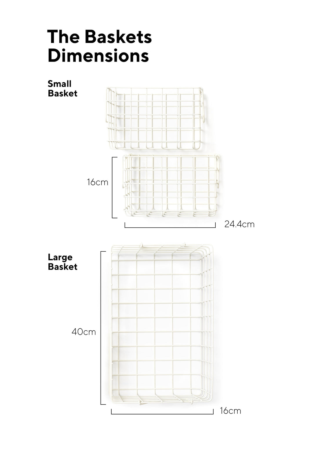 Mustard | Basket Small - Chalk | Shut the Front Door