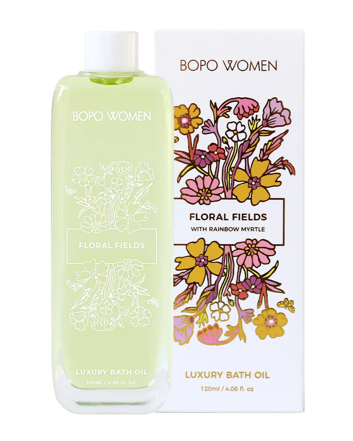 Bopo Women | Floral Fields Luxury Bath Oil | Shut the Front Door