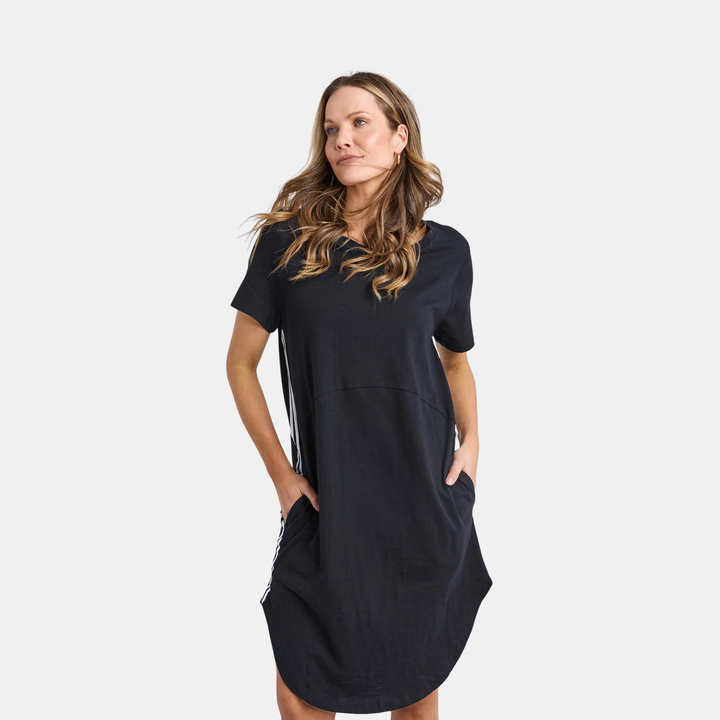 Bay Tape Dress - Black