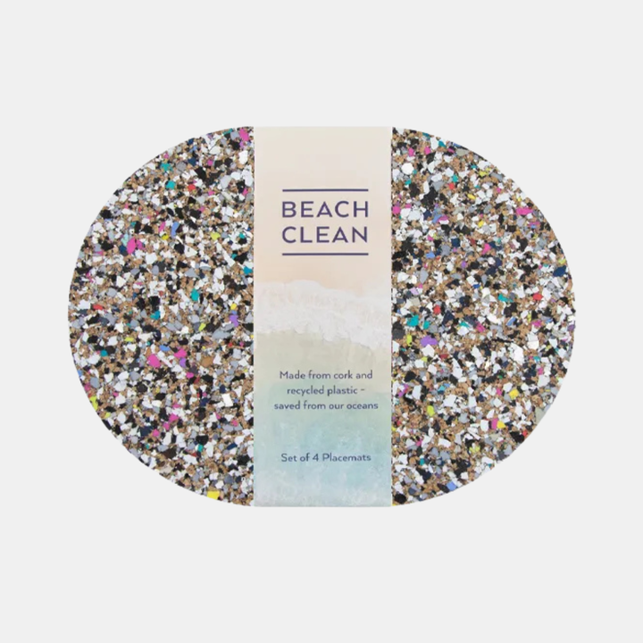 Beach Clean Oval Placemats - Set 4
