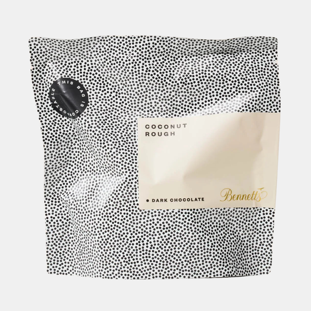 Bennetts Of Mangawhai | Bennetts Slab - Coconut Rough Dark 140g | Shut the Front Door