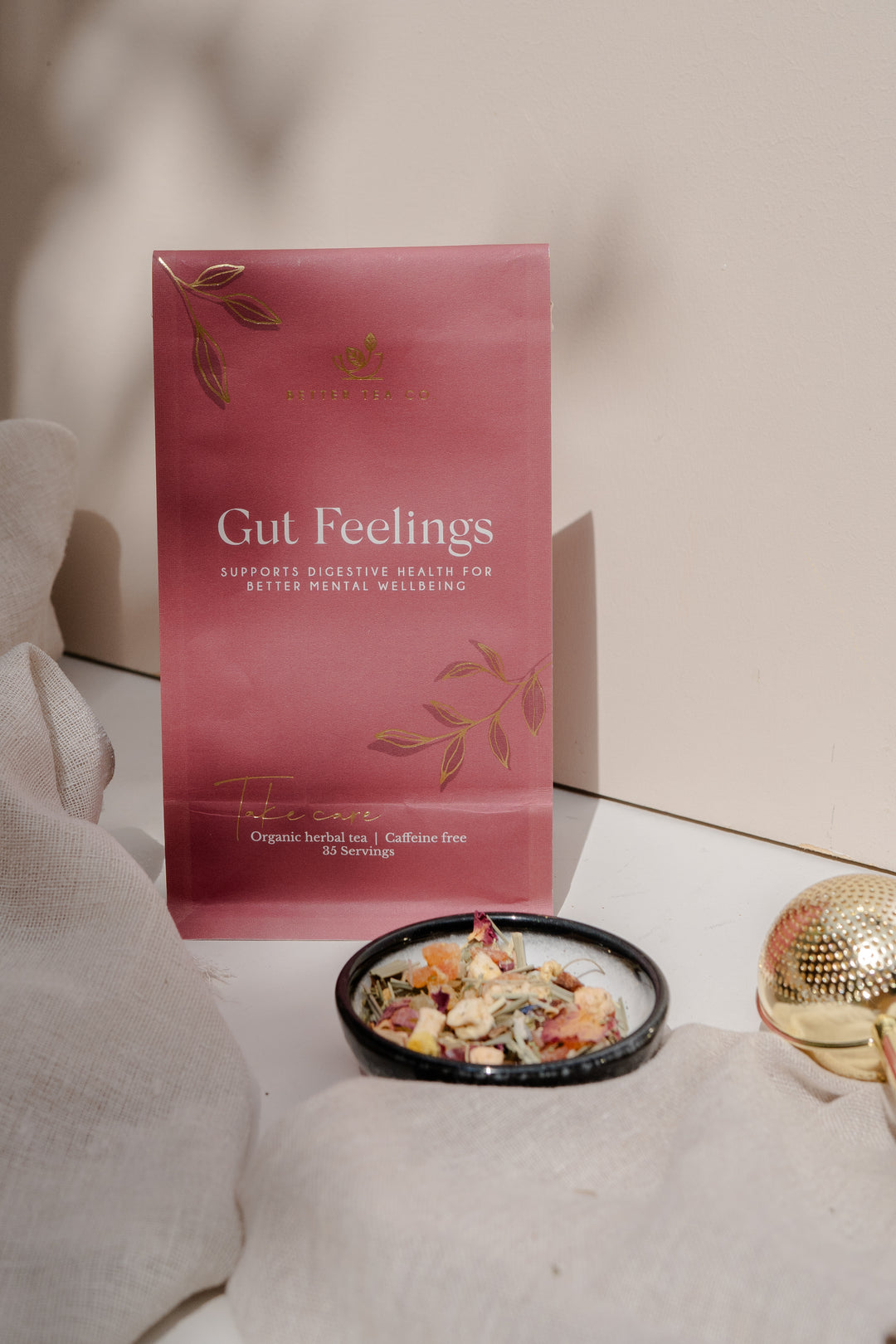 Better Tea Co | Gut Feelings Pouch | Shut the Front Door