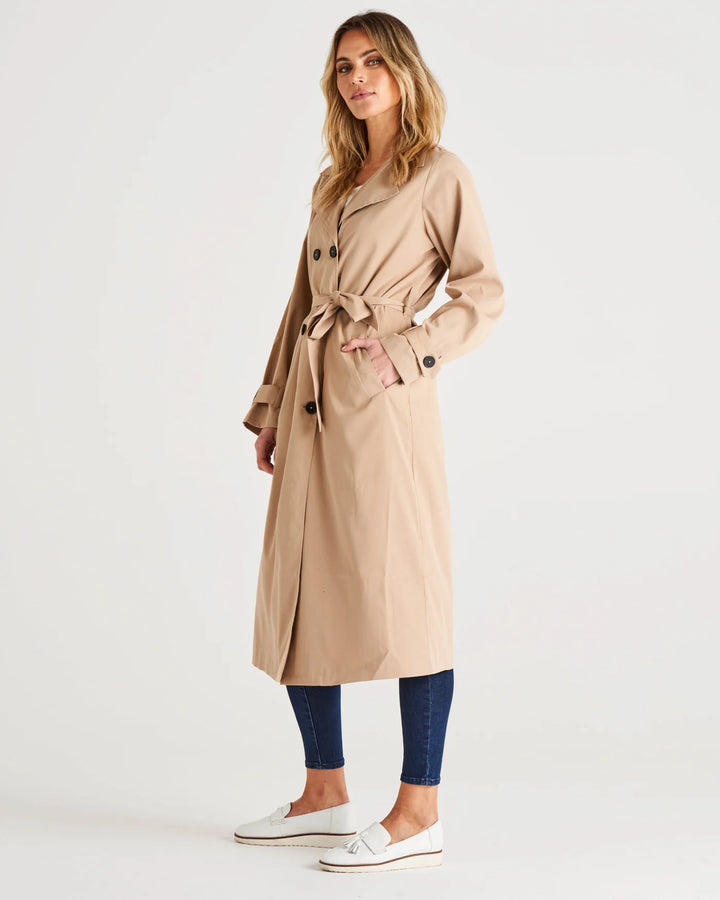 Betty Basics | Zimmer Trench Coat - Sand | Shut the Front Door