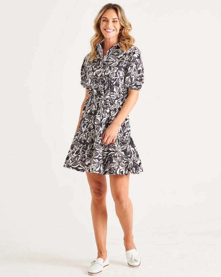 Betty Basics | Marnie Dress - Floral Mono | Shut the Front Door