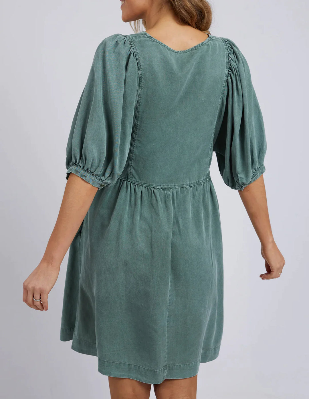 Elm Knitwear | Bliss Washed Dress - Clover | Shut the Front Door