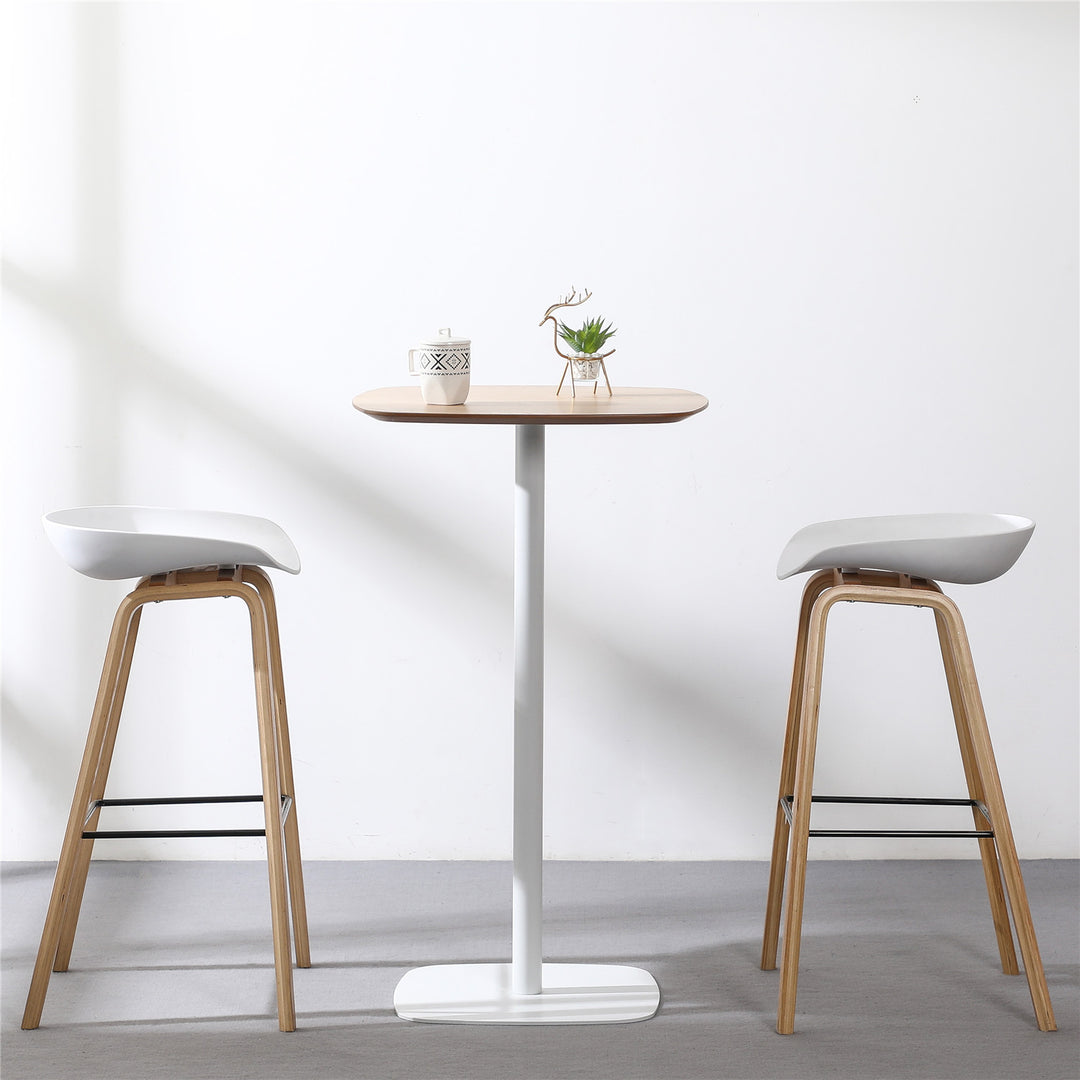 Saffron | Cafe Table - Oak/White | Shut the Front Door