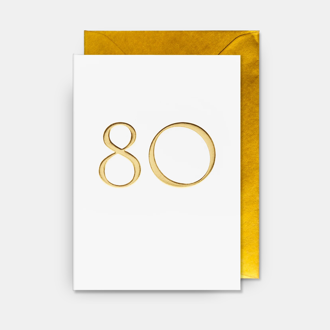 Lagom | Card 80th Birthday | Shut the Front Door