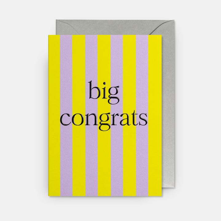 Card Big Congrats
