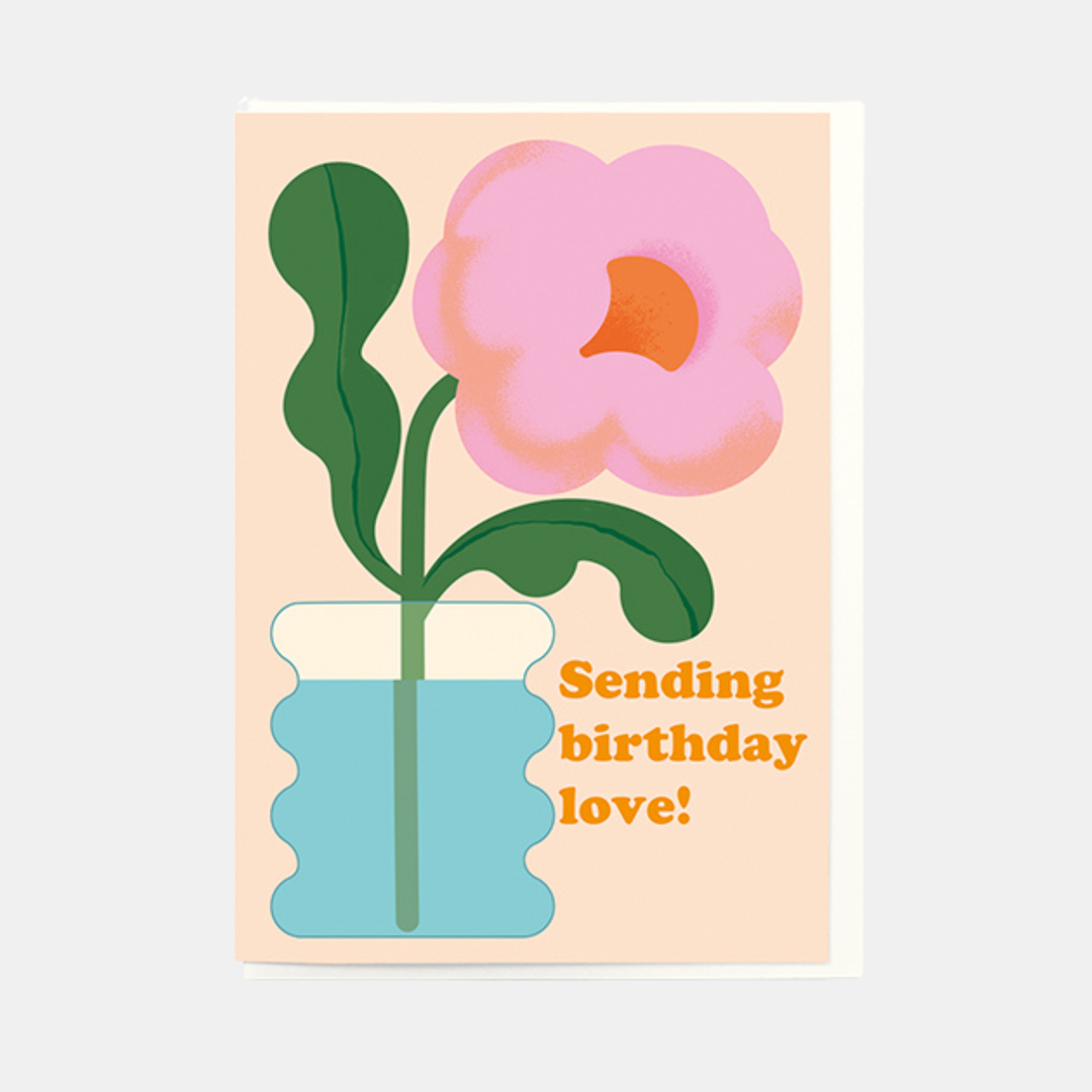 Noi | Card Big Pink Flower in Water | Shut the Front Door