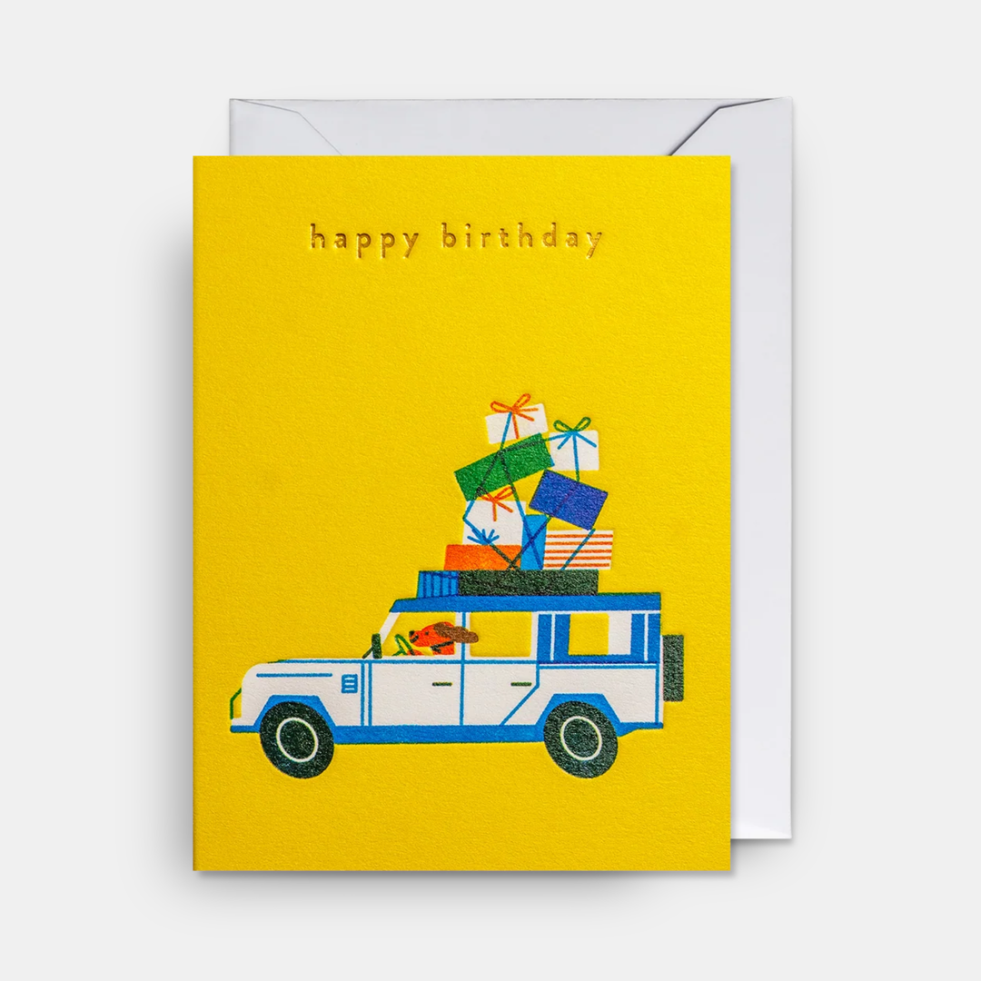 Lagom | Card Birthday HB Car/Gifts Mini | Shut the Front Door