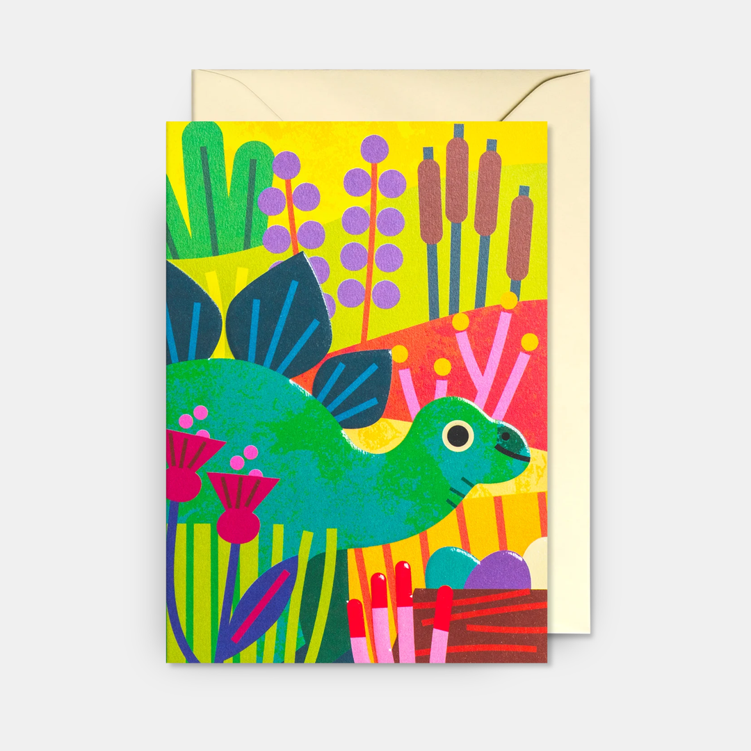 Lagom | Card Blank Stegosaurus | Shut the Front Door