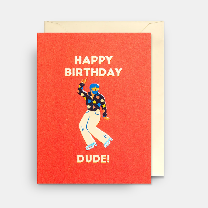 Lagom | Card Happy Birthday Dude! Mini | Shut the Front Door